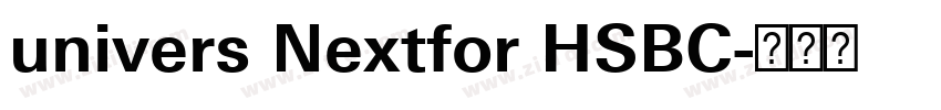 univers Nextfor HSBC字体转换 univers Nextfor HSBC字体转换
